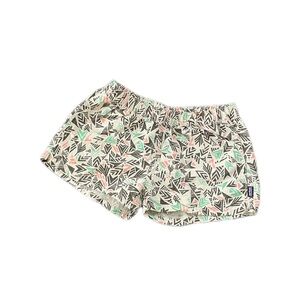 Women's PATAGONIA Barely Baggy Shorts, Aqua Black Aztec 2" Athletic Arrow